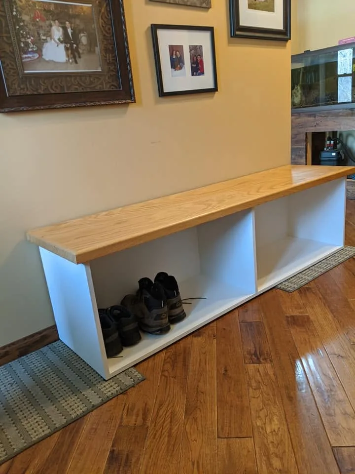 Entryway Shoe Bench