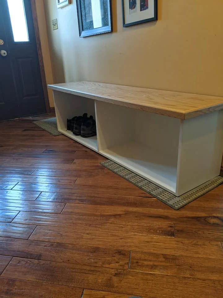 Entryway Shoe Bench